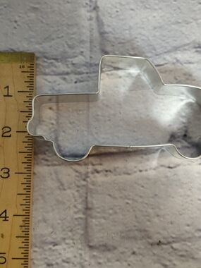 Truck Shaped Cookie Cutter - Silver Metal